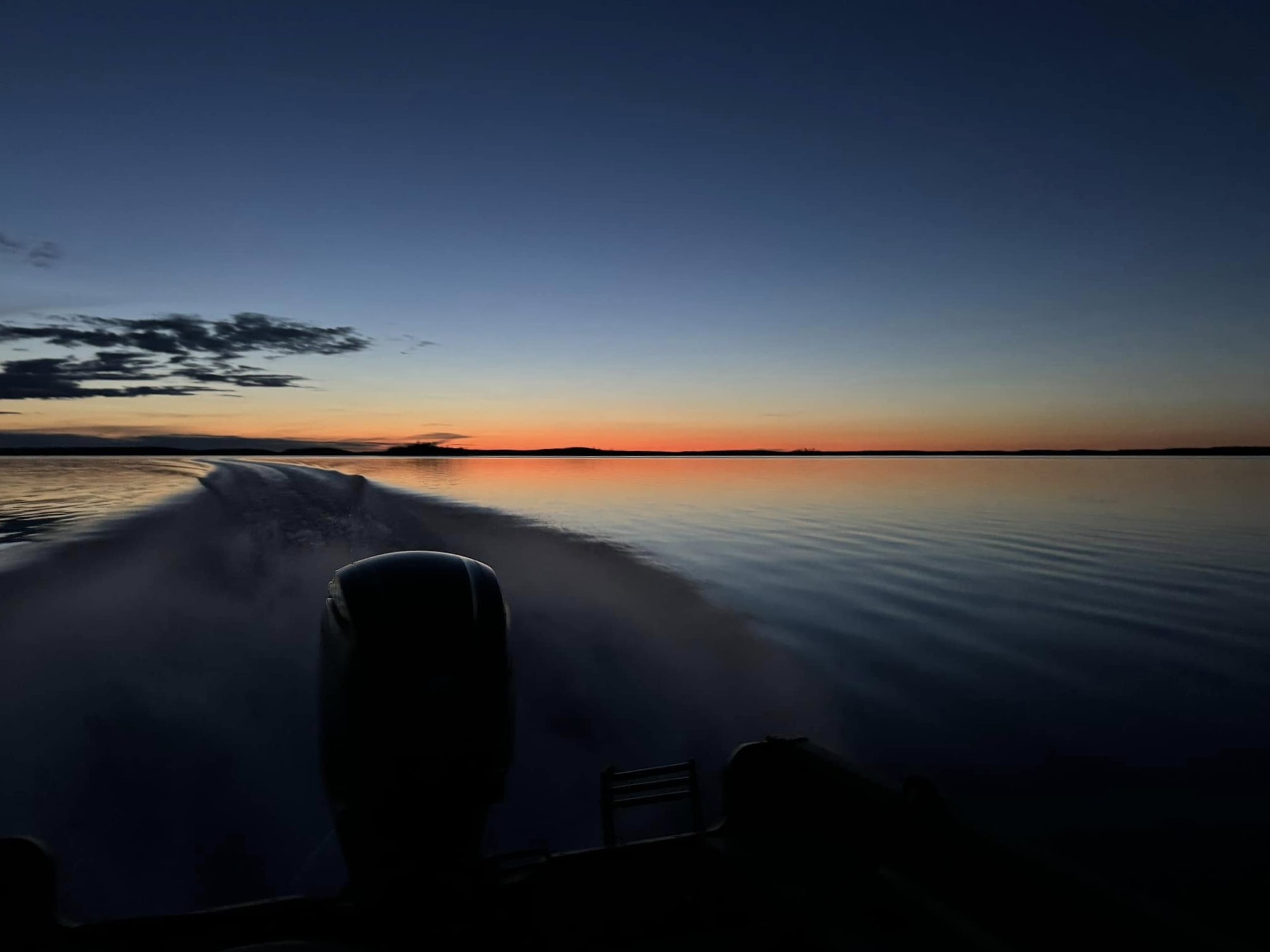 Sandy Lake at dusk